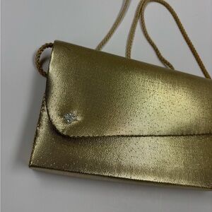 Vintage gold crossbody bag by La Regale sku 3001